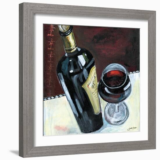 Glass of Red-Jennifer Garant-Framed Giclee Print