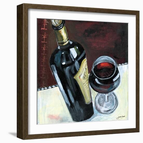 Glass of Red-Jennifer Garant-Framed Giclee Print