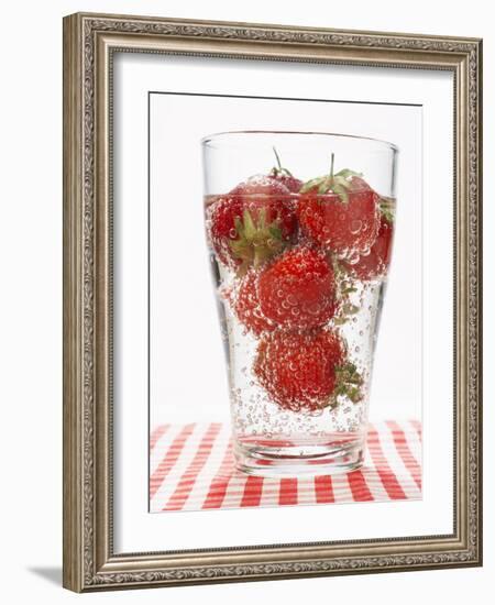 Glass of Strawberry Punch-Kröger & Gross-Framed Photographic Print