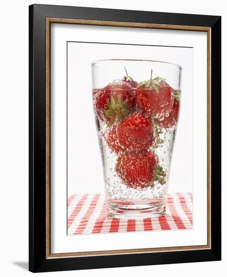 Glass of Strawberry Punch-Kröger & Gross-Framed Photographic Print