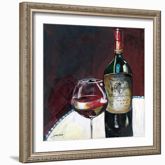 Glass of Syrah-Jennifer Garant-Framed Giclee Print