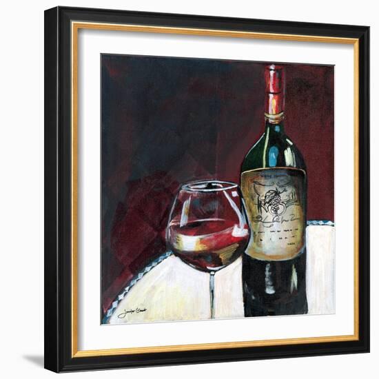 Glass of Syrah-Jennifer Garant-Framed Giclee Print