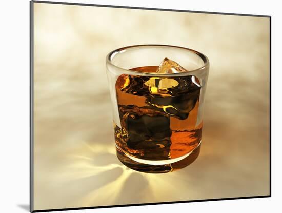 Glass of Whiskey, Computer Artwork-Christian Darkin-Mounted Photographic Print