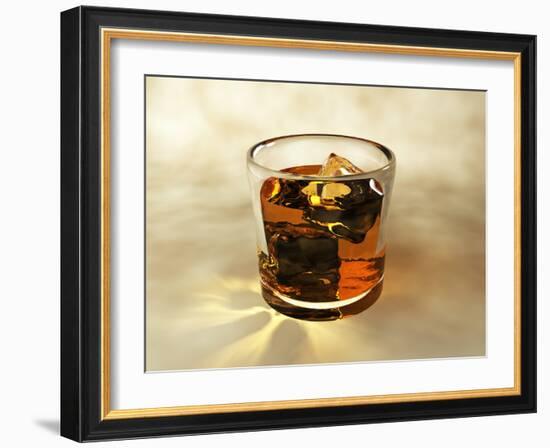 Glass of Whiskey, Computer Artwork-Christian Darkin-Framed Photographic Print