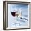 Glass of White Wine and Glass of Red Wine Beside Place-Setting-Alexander Feig-Framed Photographic Print