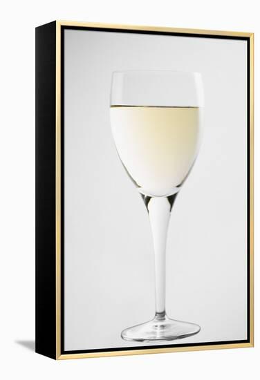 Glass of White Wine-Lawrence Lawry-Framed Premier Image Canvas