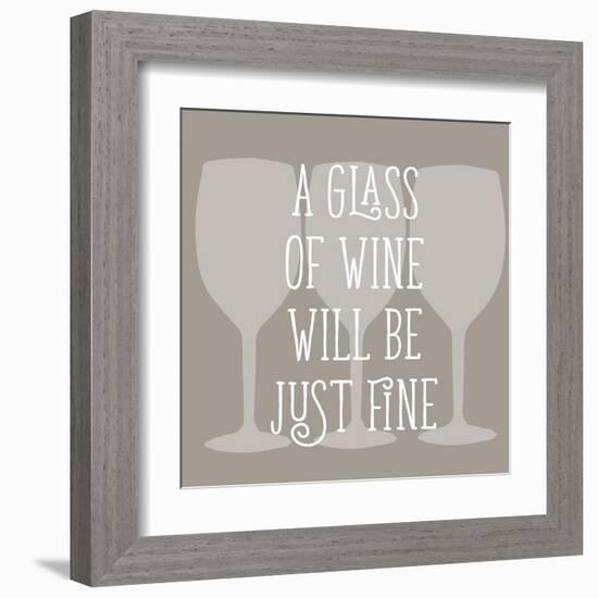 Glass of Wine-Sd Graphics Studio-Framed Art Print