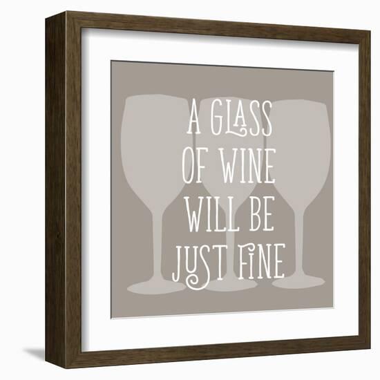 Glass of Wine-Sd Graphics Studio-Framed Art Print