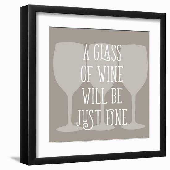 Glass of Wine-Sd Graphics Studio-Framed Art Print