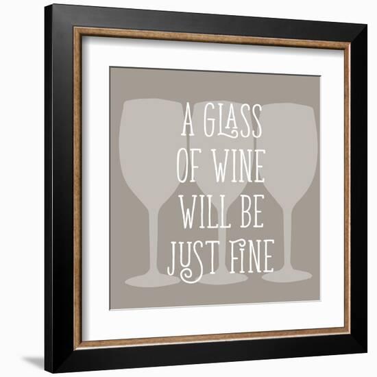 Glass of Wine-Sd Graphics Studio-Framed Art Print