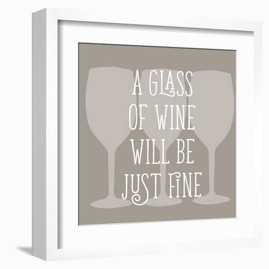 Glass of Wine-Sd Graphics Studio-Framed Art Print