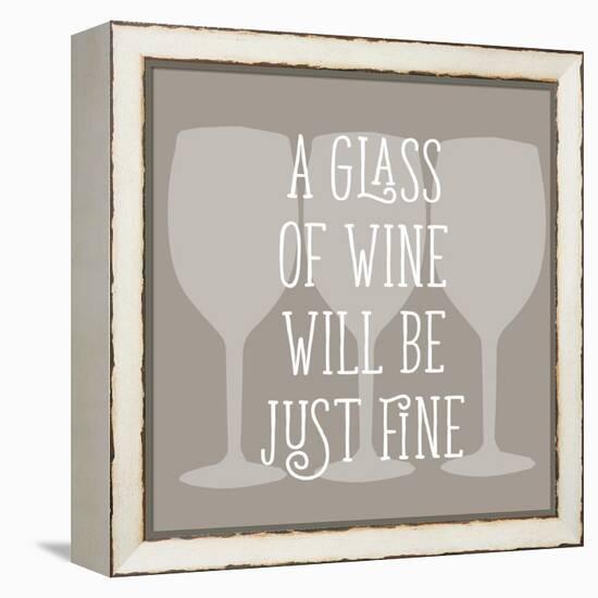 Glass of Wine-Sd Graphics Studio-Framed Stretched Canvas