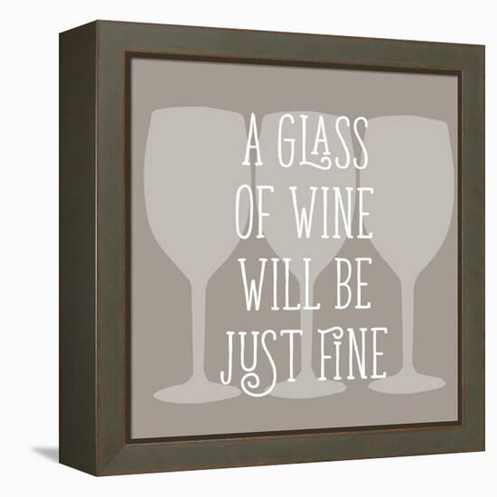 Glass of Wine-Sd Graphics Studio-Framed Stretched Canvas