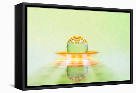 Glass Sphere-#N/A #N/A-Framed Premier Image Canvas