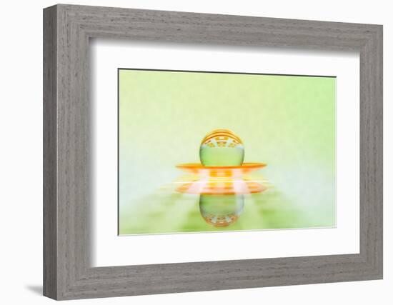 Glass Sphere-#N/A #N/A-Framed Photographic Print