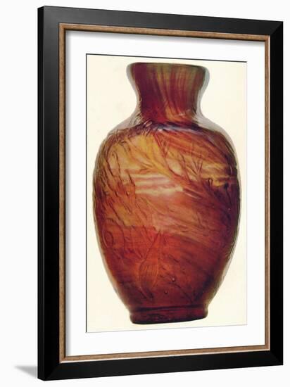 Glass Vase by E. Galle, c1846-1903, (1903)-Emile Galle-Framed Giclee Print