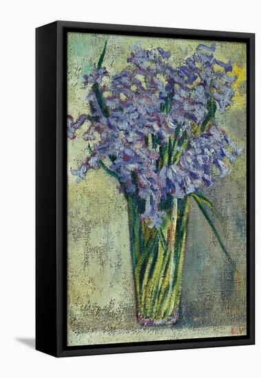 Glass Vase of Flowers, C.1910 (Oil on Canvas)-Louis Valtat-Framed Premier Image Canvas