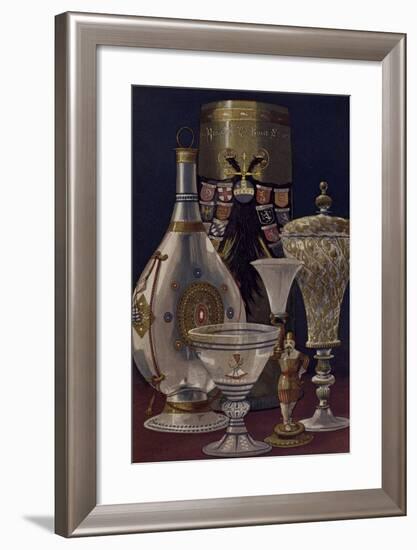 Glasses and Glass Bottles-null-Framed Giclee Print