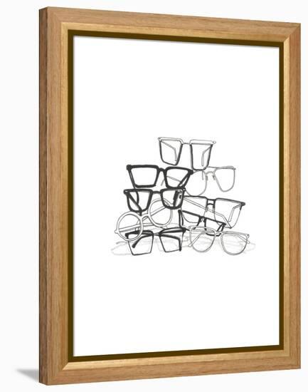 Glasses Jumble 3-Natasha Marie-Framed Premier Image Canvas