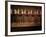 Glasses of Red Wine in a Row-Steve Lupton-Framed Photographic Print