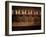 Glasses of Red Wine in a Row-Steve Lupton-Framed Photographic Print