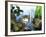 Glasses of White Wine on Table With River Relected in Glass, Loire, France, Europe-John Miller-Framed Photographic Print