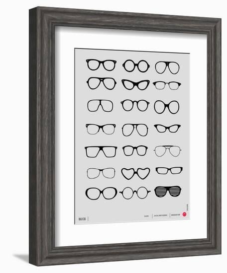 Glasses Poster I-NaxArt-Framed Art Print