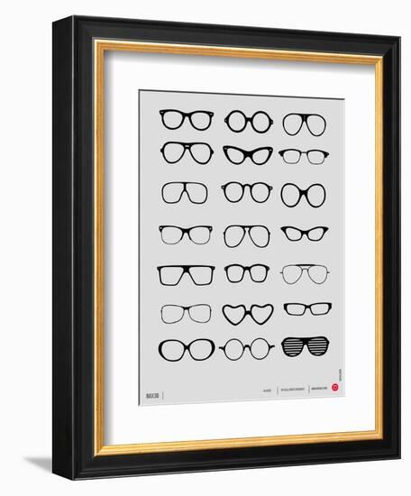 Glasses Poster I-NaxArt-Framed Art Print