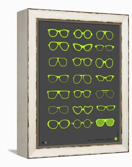 Glasses Poster III-NaxArt-Framed Stretched Canvas