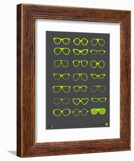 Glasses Poster III-NaxArt-Framed Art Print