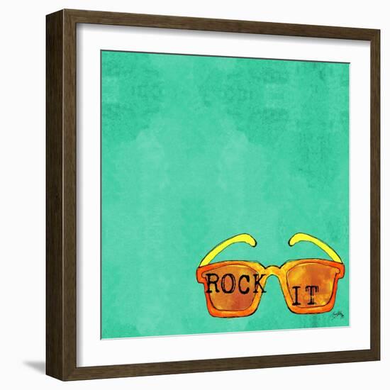 Glasses Square I-Elizabeth Medley-Framed Art Print