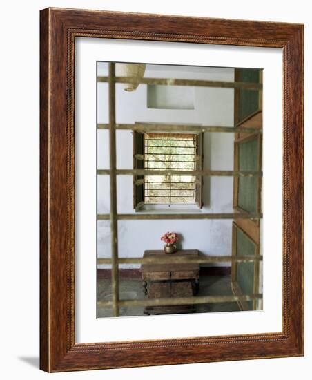 Glassless Windows Providing Traditional Cross Ventilation Techniques in Residence-John Henry Claude Wilson-Framed Photographic Print