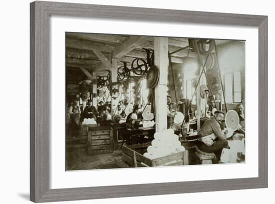 Glassworks, Baruth, C 1910-null-Framed Photographic Print