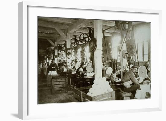 Glassworks, Baruth, C 1910-null-Framed Photographic Print