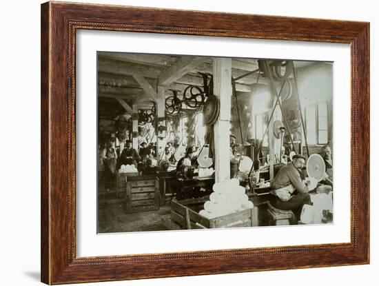 Glassworks, Baruth, C 1910-null-Framed Photographic Print