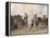 Glastonbury Abbey 1908-Warwick Goble-Framed Stretched Canvas