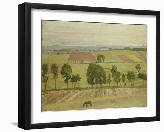 Glastonbury Plain, 1926 oil on paper-William Nicholson-Framed Giclee Print