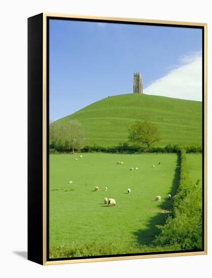 Glastonbury Tor, Glastonbury, Somerset, England, UK-Christopher Nicholson-Framed Premier Image Canvas