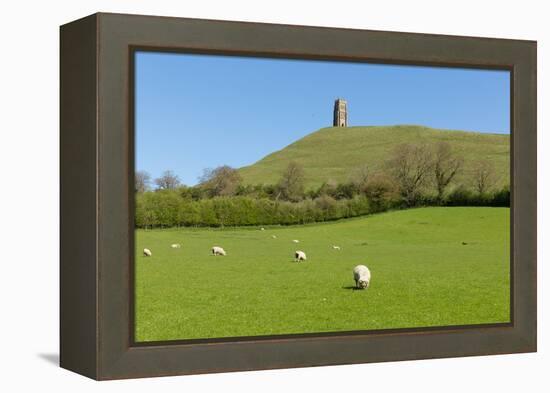 Glastonbury Tor Hill Somerset England-acceleratorhams-Framed Premier Image Canvas