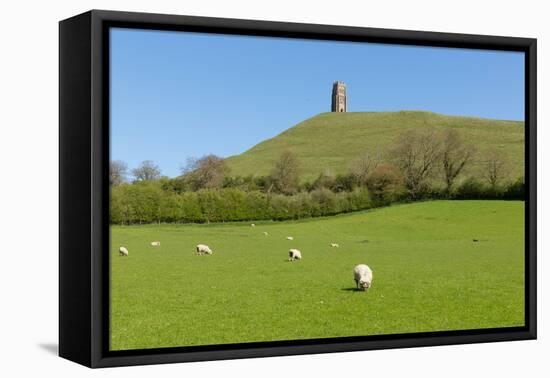 Glastonbury Tor Hill Somerset England-acceleratorhams-Framed Premier Image Canvas