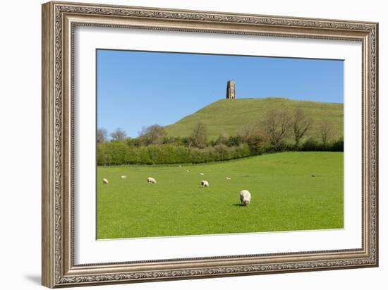 Glastonbury Tor Hill Somerset England-acceleratorhams-Framed Photographic Print