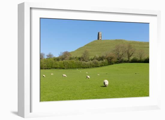 Glastonbury Tor Hill Somerset England-acceleratorhams-Framed Photographic Print