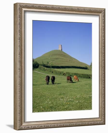 Glastonbury Tor, Somerset, England, United Kingdom-Philip Craven-Framed Photographic Print