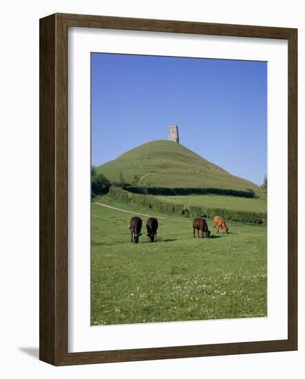 Glastonbury Tor, Somerset, England, United Kingdom-Philip Craven-Framed Photographic Print