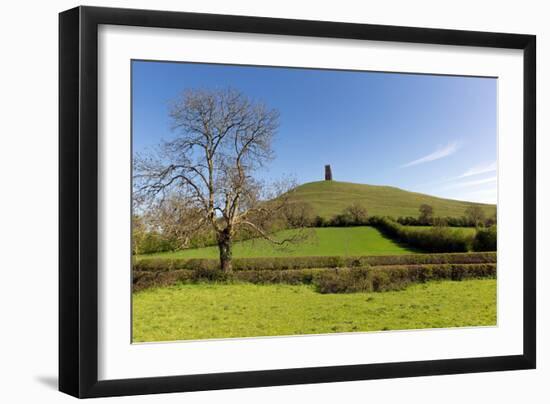 Glastonbury Tor, Somerset, England-acceleratorhams-Framed Photographic Print