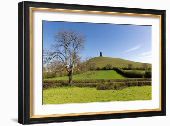 Glastonbury Tor, Somerset, England-acceleratorhams-Framed Photographic Print