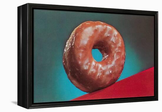 Glazed Donut, Retro-null-Framed Stretched Canvas