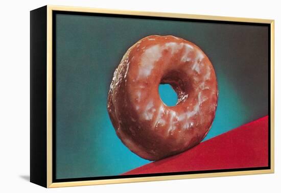 Glazed Donut, Retro-null-Framed Stretched Canvas