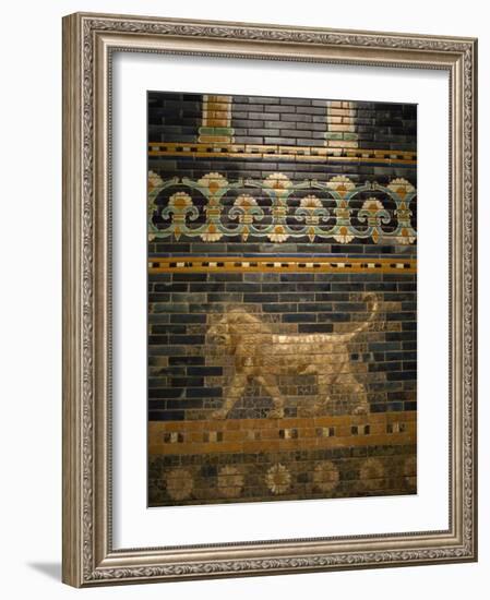 Glazed Tiles of Nebuchadnezzar's Babylon, Pergamon Museum, Berlin, Germany, Europe-Ken Gillham-Framed Photographic Print