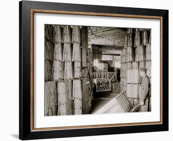 Glazier Stove Company, Shipping Room, Chelsea, Mich.-null-Framed Photo